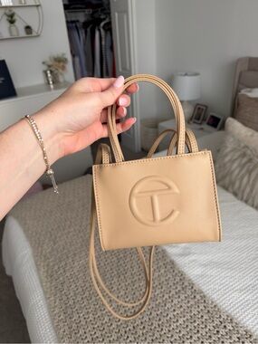 Telfar Beige Mini Bag